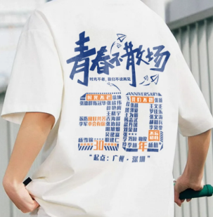定制T恤-毕业30周年同学聚会文化衫定制 | 纯棉纪念T恤 | 可DIY印花图案 | 短袖长袖Polo衫可选 毕业三十年纪念-毕业三十年,青春不散场!专属同学聚会文化衫,定格同窗情谊